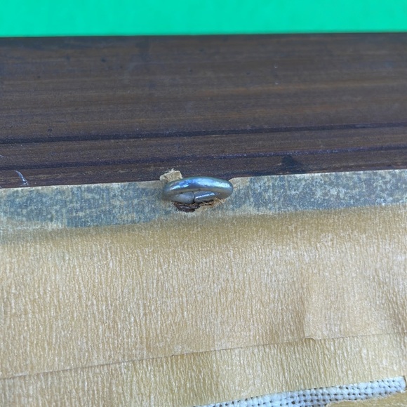 Crewel art frame needlework kitchen coffee grannycore  fall kitsch 70s vtg - Picture 9 of 12